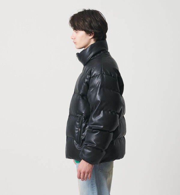 MONKEY TIME「レザーライク ダウン ジャケット」|その他|