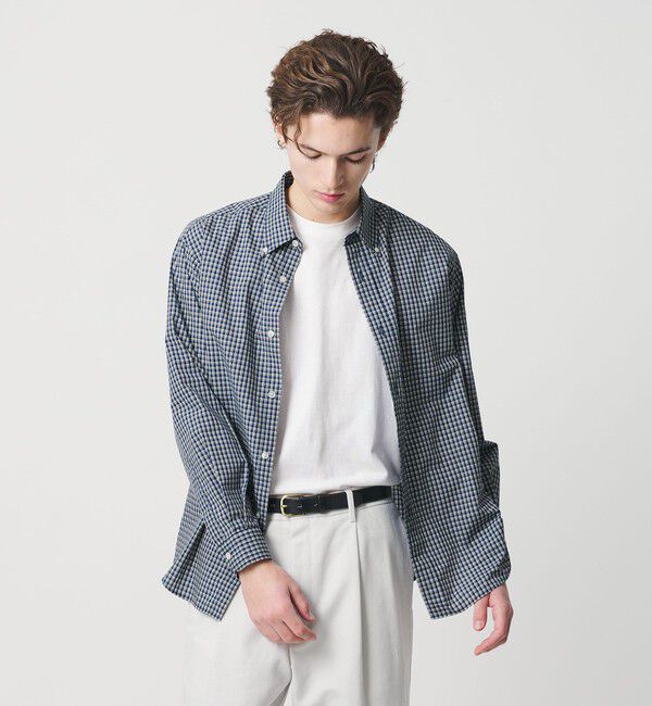 BEAUTY&YOUTH UNITED ARROWS「ミニチェック ボタンダウン シャツ FORM型」|シャツ・ブラウス|
