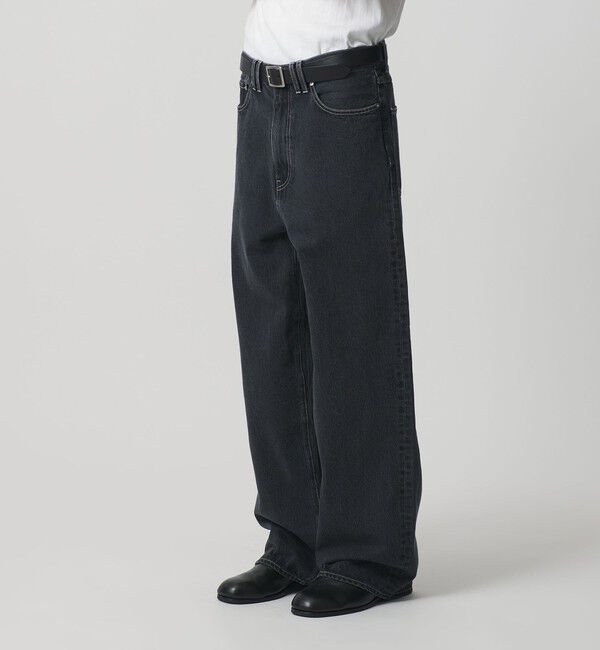 MONKEY TIME「オーバーダイ デニム バギー パンツ シーズナル」|チノ|