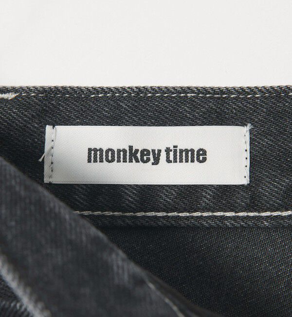 MONKEY TIME「オーバーダイ デニム バギー パンツ シーズナル」|チノ|