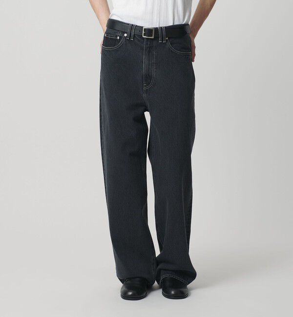 MONKEY TIME「オーバーダイ デニム バギー パンツ シーズナル」|チノ|