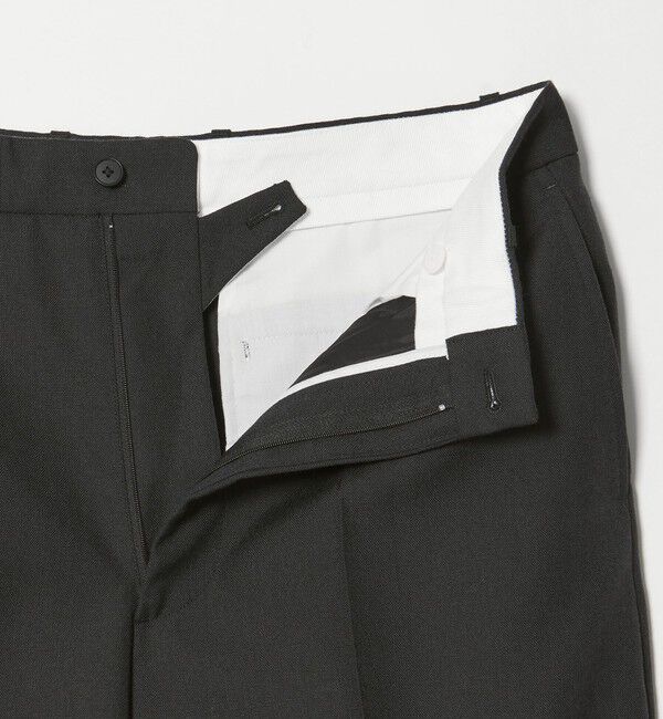 STEVEN ALAN「＜Steven Alan＞ ウール オックスフォード アウト ワンプリーツ スラックス」|スラックス|