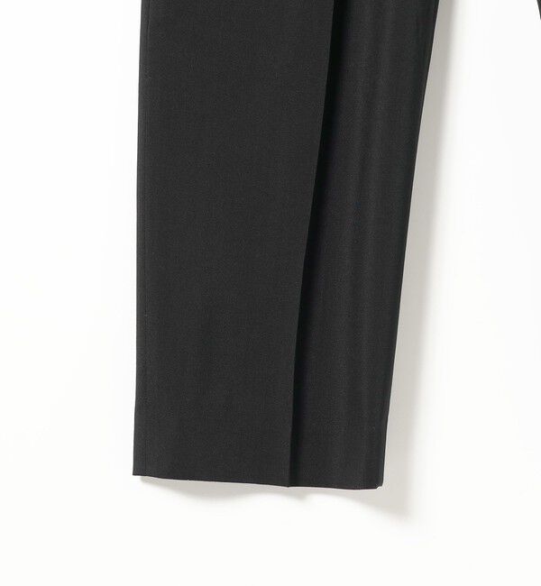 Demi-Luxe BEAMS 「AK+1 / スーパーブラック ストレートパンツ」|スラックス|