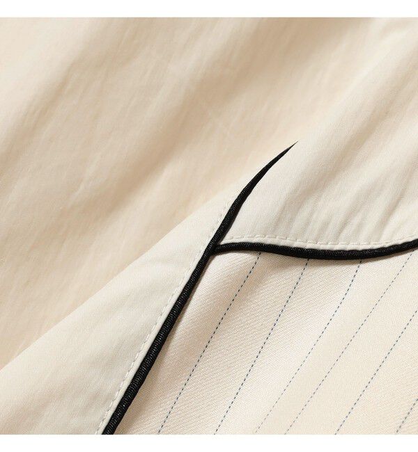 Ray BEAMS 「ストライプ キリカエ トラックパンツ」|チノ|