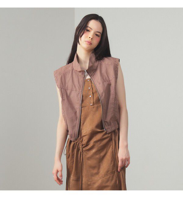 Ray BEAMS 「スタンドカラー ジップ ベスト」|ベスト・ジレ|