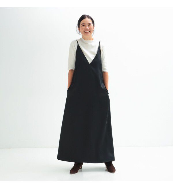 Demi-Luxe BEAMS 「ダブルストラップ キャミソール ワンピース」|ワンピース|