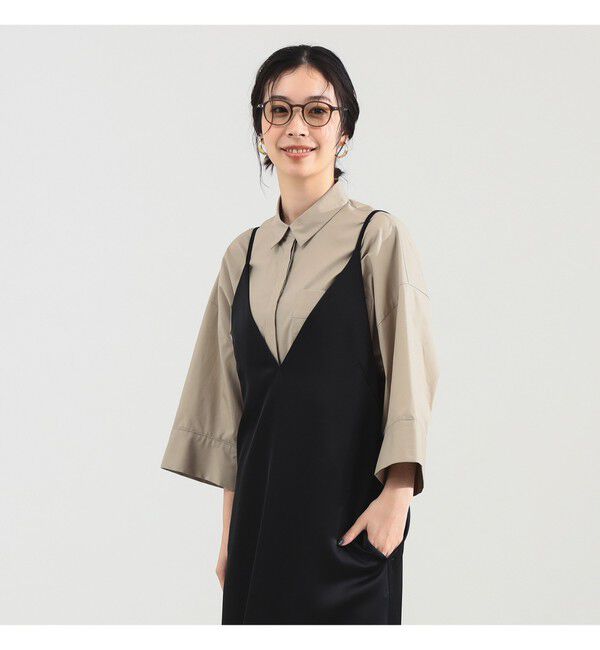 Demi-Luxe BEAMS 「ワイドスリーブ シャツ」|シャツ・ブラウス|BEIGE