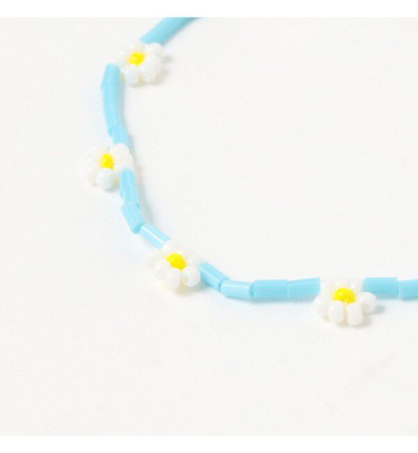 Ray BEAMS 「プチ フラワー ビーズ ブレスレット」|ブレスレット・バングル|