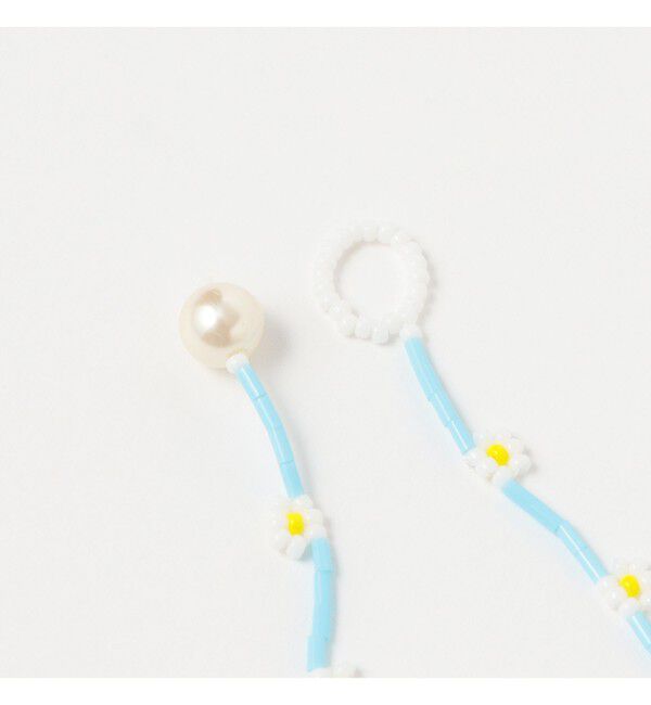 Ray BEAMS 「プチ フラワー ビーズ ブレスレット」|ブレスレット・バングル|