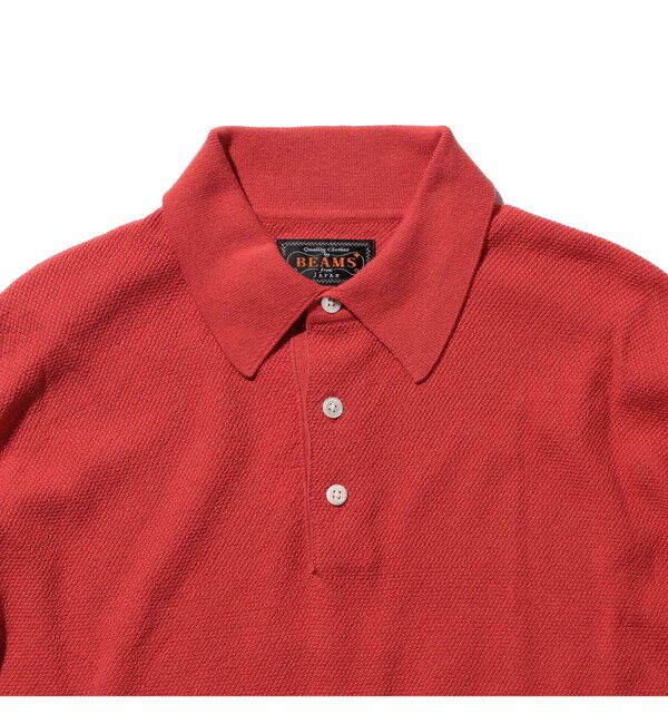 BEAMS PLUS「Knit Polo Pique 14G」|ポロシャツ|