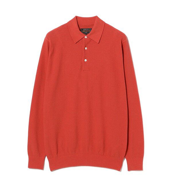 BEAMS PLUS「Knit Polo Pique 14G」|ポロシャツ|