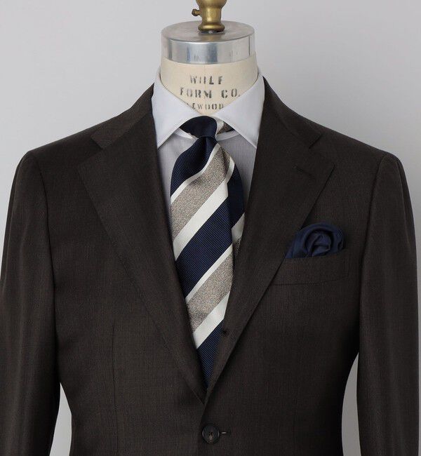 SHIPS「SHIPS: スナゴ/レップ ワイド ストライプ ネクタイ」|ネクタイ・蝶ネクタイ|