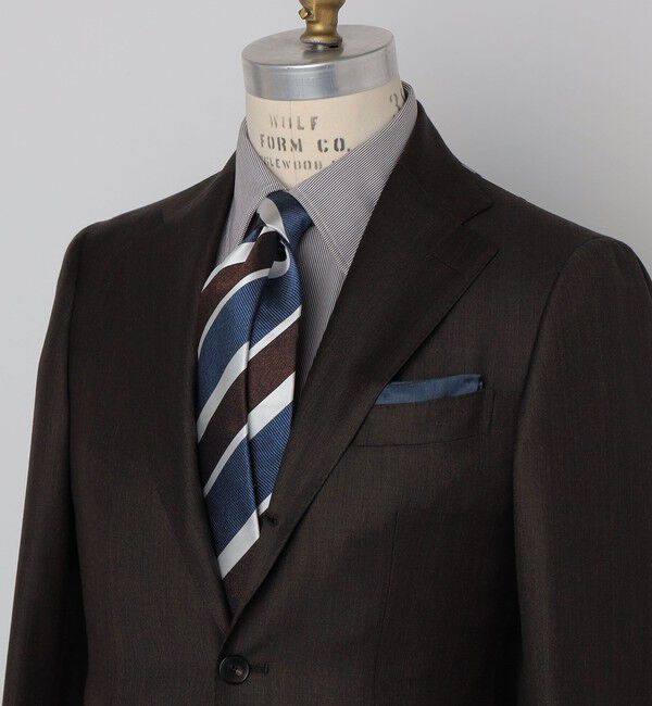 SHIPS「SHIPS: スナゴ/レップ ワイド ストライプ ネクタイ」|ネクタイ・蝶ネクタイ|