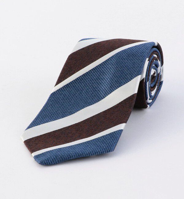 SHIPS「SHIPS: スナゴ/レップ ワイド ストライプ ネクタイ」|ネクタイ・蝶ネクタイ|