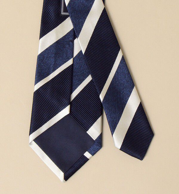 SHIPS「SHIPS: スナゴ/レップ ワイド ストライプ ネクタイ」|ネクタイ・蝶ネクタイ|
