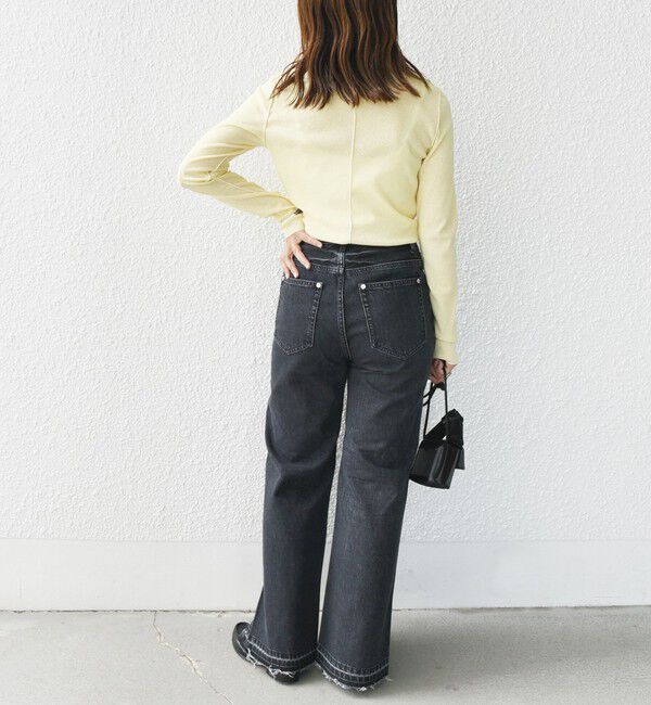 SHIPS for women「〈手洗い可能〉ドライタッチ リブ タートル」|Tシャツ・カットソー|