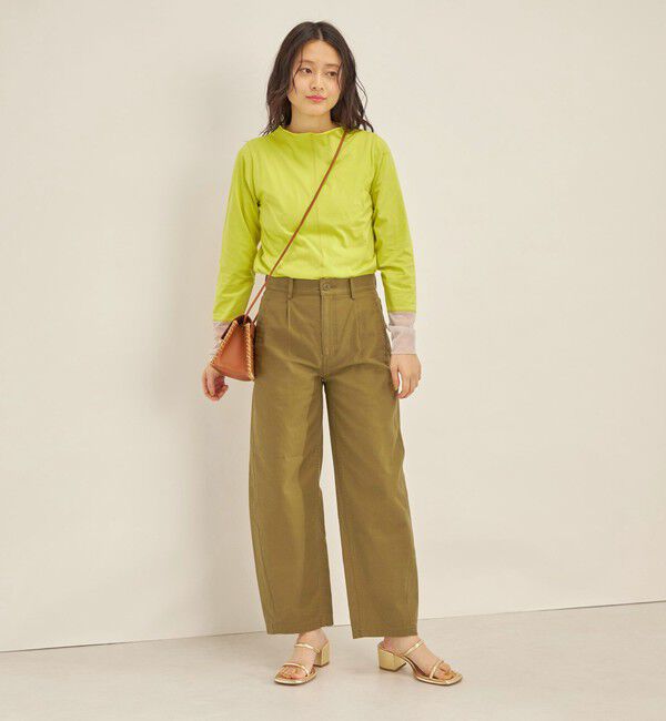 SHIPS for women「【SHIPS別注】Odub:〈洗濯機可能〉ミリタリー ワイド パンツ◇」|その他|