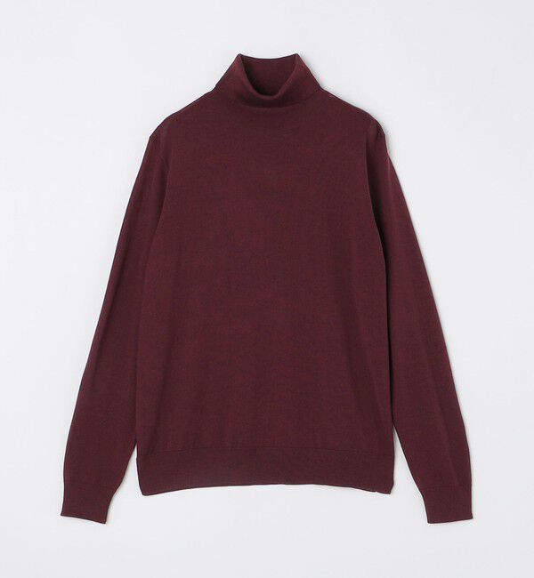 SHIPS「SHIPS: HANDFRAME 16ゲージ タートルネック ニット」|ニット・セーター|