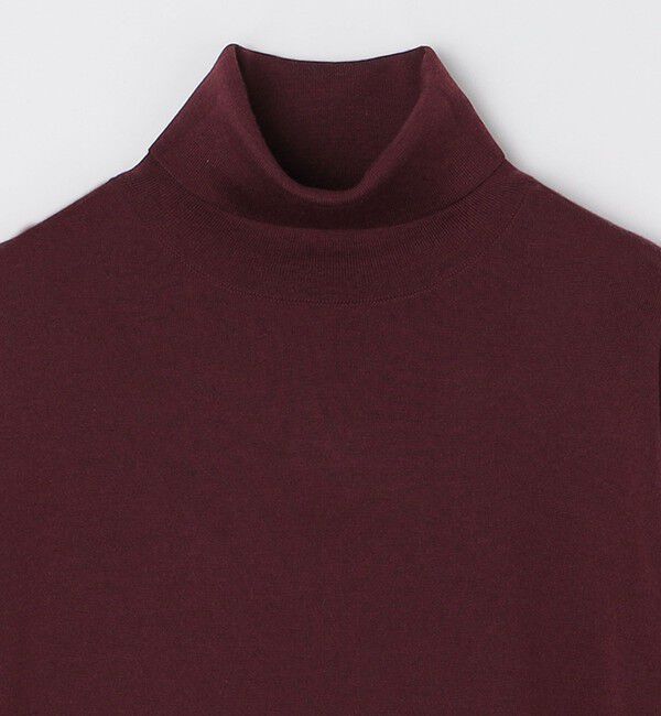 SHIPS「SHIPS: HANDFRAME 16ゲージ タートルネック ニット」|ニット・セーター|