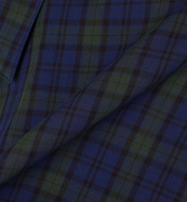 SHIPS any「SHIPS any: オーバーサイズ レギュラーカラー チェック／ストライプ 長袖 シャツ◇」|シャツ・ブラウス|