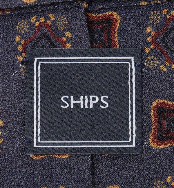 SHIPS「SHIPS: ラグジュアリー ビンテージ コモン プリント ネクタイ」|ネクタイ・蝶ネクタイ|