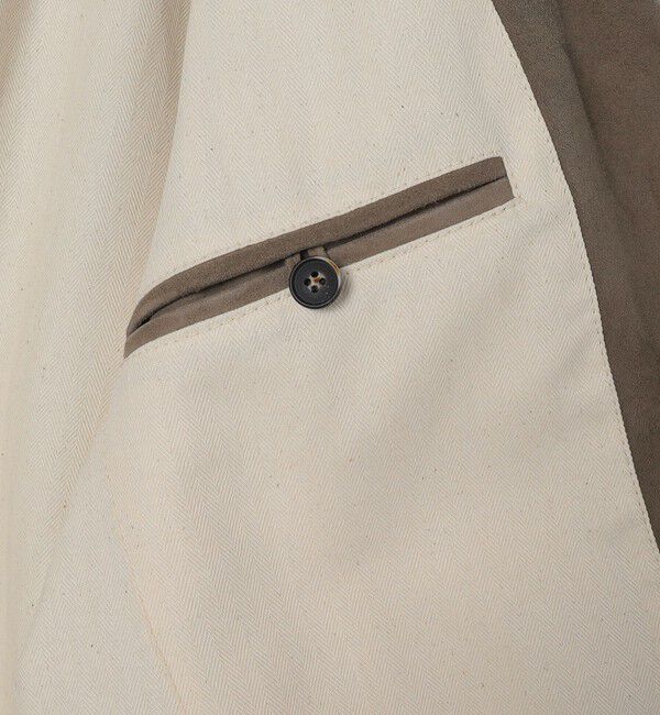 SHIPS「【SHIPS別注】CINQUANTA: スエード ワイド ラペル シングル ジャケット」|その他|