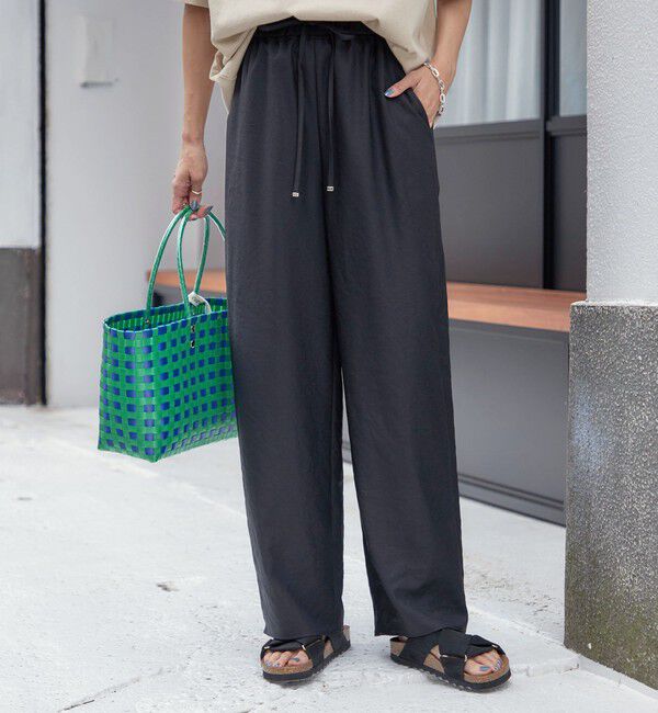 SHIPS for women「〈手洗い可能〉ツイル ドロスト パンツ」|その他|