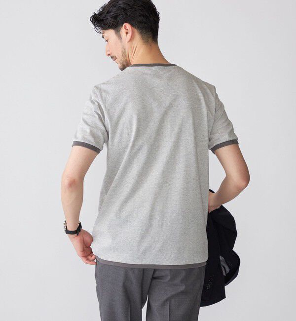 SHIPS「SHIPS: バーズアイ クルーネック Tシャツ」|Tシャツ・カットソー|