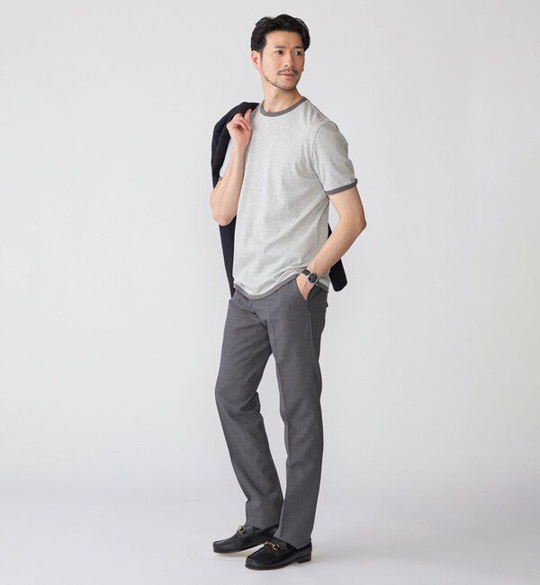 SHIPS「SHIPS: バーズアイ クルーネック Tシャツ」|Tシャツ・カットソー|