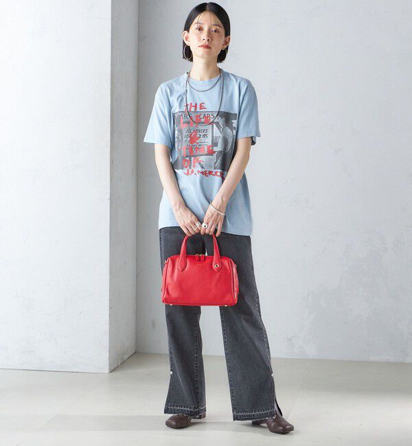 SHIPS for women「〈洗濯機可能〉サイド スリット ストレート デニム」|デニム|