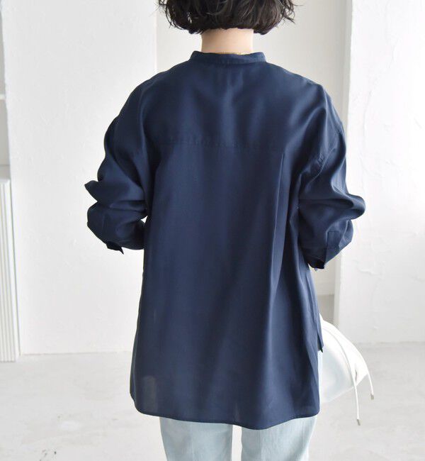 quaranciel「quaranciel:〈手洗い可能〉ドレッシー ワーク ポケット シャツ」|シャツ・ブラウス|