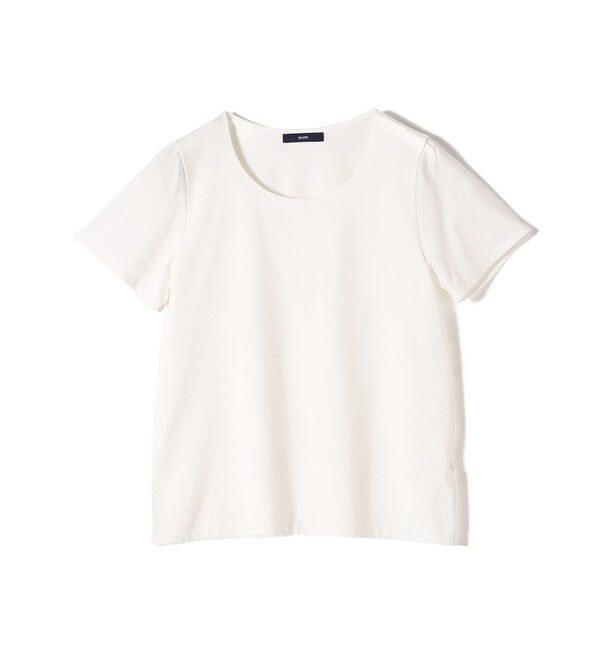 SHIPS for women「〈手洗い可能〉SORONA(R) クルーネック TEE」|Tシャツ・カットソー|