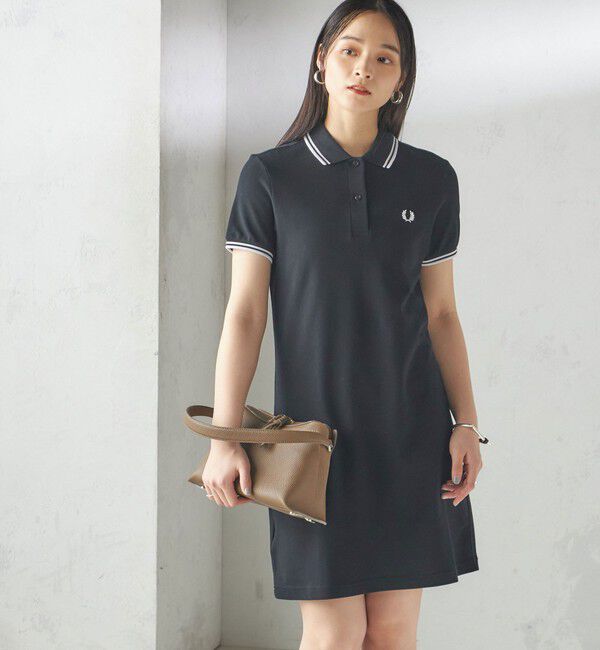 SHIPS for women「FRED PERRY:D3600 THE TWIN TIPPED ONE PIECE」|ワンピース|ブラック