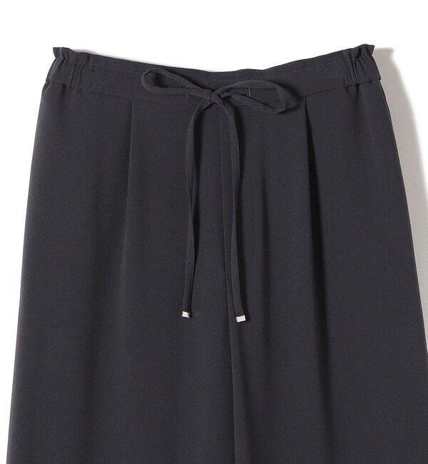 SHIPS for women「〈接触冷感 / 手洗い可能〉アセテート混 バック サテン ワイド パンツ」|その他|