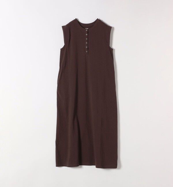 SHIPS any「SHIPS any:〈洗濯機可能〉USAコットン ヘンリーネック Aライン ワンピース」|ワンピース|