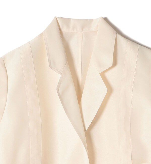 SHIPS for women「【SHIPS別注】APUPIL:〈洗濯機可能〉シアー 半袖 ジャケット」|テーラードジャケット|