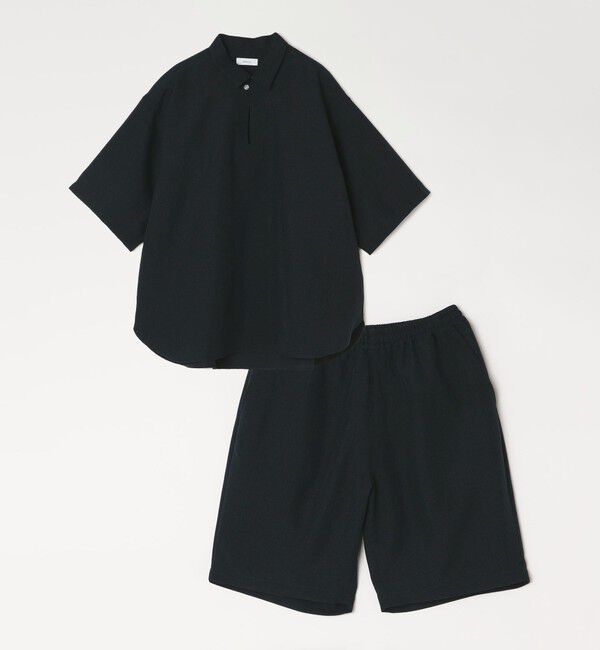 SHIPS any「SHIPS any:〈洗濯機可能〉リネンライク イージー ショーツ (セットアップ対応)◇」|その他|