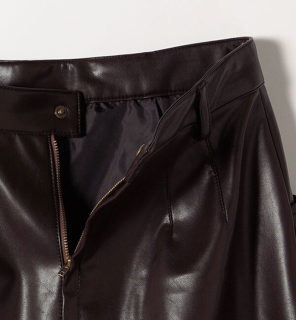 quaranciel「quaranciel: フラワー 刺繍 バック スリット ロング スカート」|スカート|