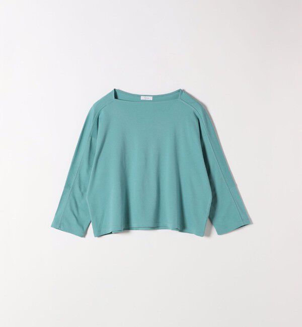 SHIPS any「SHIPS any:〈接触冷感/汗染み防止加工/洗濯機可能〉ボートネック ワイド ロンTEE」|Tシャツ・カットソー|