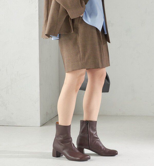 SHIPS for women「〈手洗い可能〉ウォッシャブル ウール チェック ハーフ パンツ」|その他|