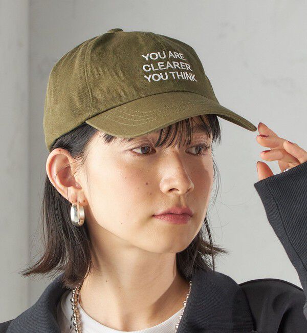 SHIPS for women「s.oyamadaコラボ: 刺繍 ロゴ キャップ」|キャップ・キャスケット|