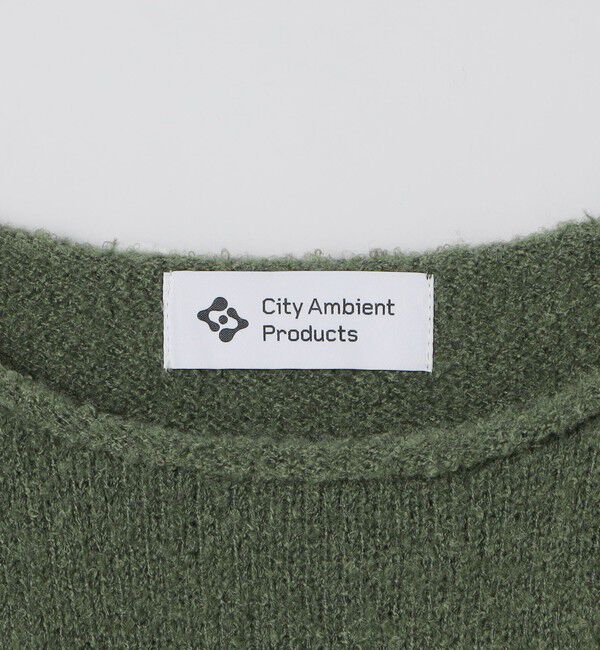 SHIPS「City Ambient Products: スーパーソフト ブークレ ロール ニット」|ニット・セーター|