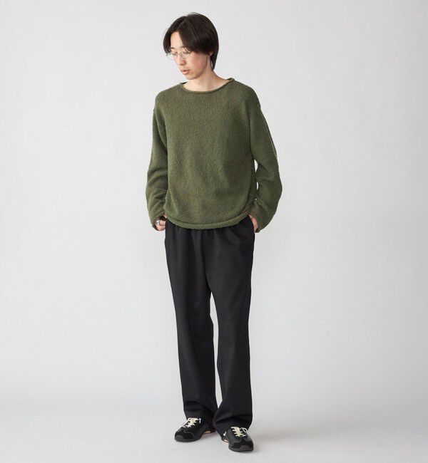 SHIPS「City Ambient Products: スーパーソフト ブークレ ロール ニット」|ニット・セーター|