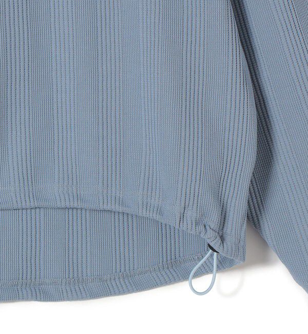 SHIPS Colors 「SHIPS Colors:〈手洗い可能〉変形ワッフル Vネック プルオーバー」|Tシャツ・カットソー|