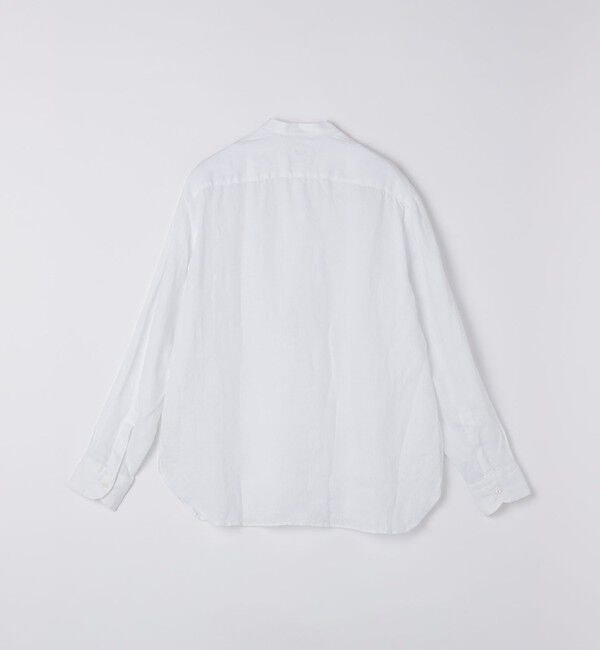 SHIPS「【SHIPS別注】Salvatore Piccolo バンドカラー プルオーバー リネン シャツ」|シャツ・ブラウス|