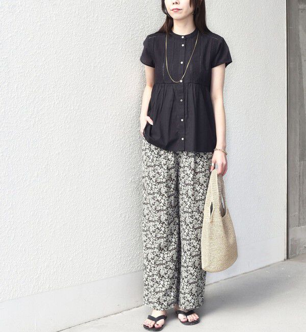 SHIPS Colors 「《予約》SHIPS Colors:〈手洗い可能〉コットン ピンタック ジョイント シャツ2◆」|シャツ・ブラウス|