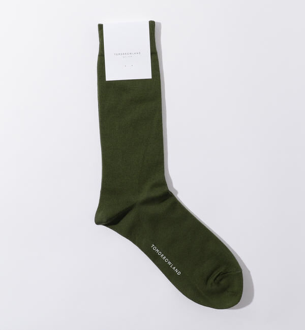 TOMORROWLAND GOODS「TOMORROWLAND コットン ソリッドソックス」|ソックス|