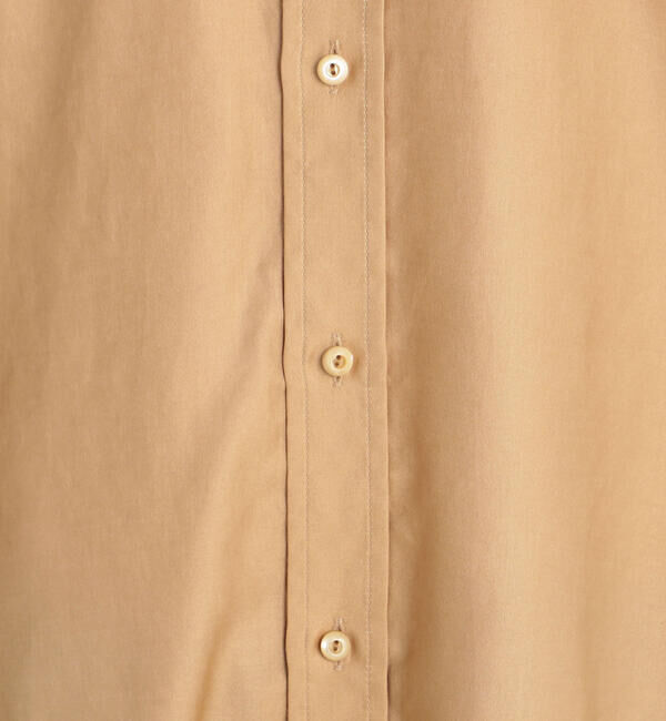 MACPHEE「コットンモールスキン バンドカラーチュニックシャツ」|シャツ・ブラウス|