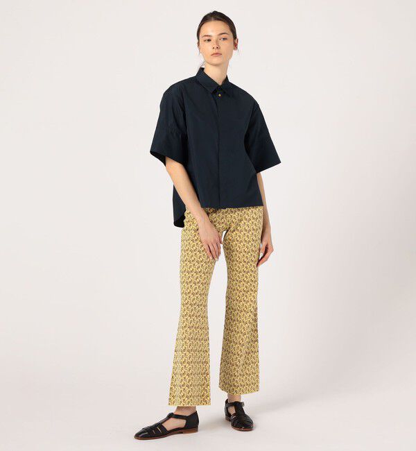 CABaN「コットンタイプライター 半袖シャツ」|シャツ・ブラウス|