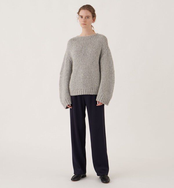 GALERIE VIE「バックサテンアムンゼンイージーストレートパンツ」|その他|